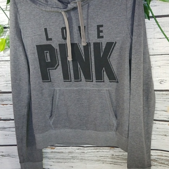 Victoria Secret Pink hooded pullover sweatshirt M - Picture 4 of 7